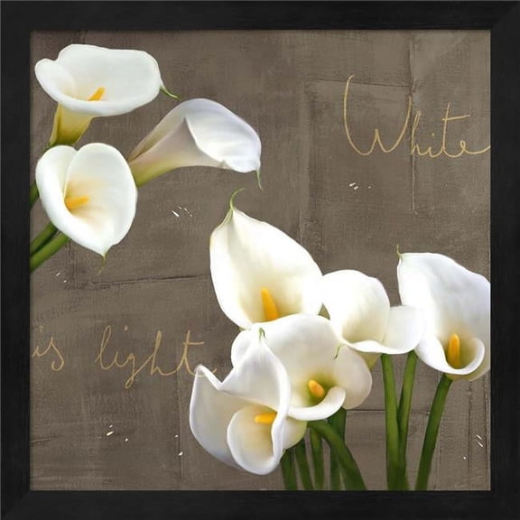 Metaverse Teo Rizzardi 'White Callas' Framed Art