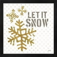 thumbnail image 1 of Metaverse R959074-0120000-AEAAAAEAN4 13.25 x 13.25 in. Let It Snow Framed Wall Art by Misty Michelle, 1 of 1
