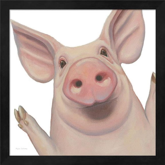 Metaverse R959157-0120000-AEAAAAEAN4 13.25 x 13.25 in. Bacon, Bits & Ham III Framed Wall Art by Myles Sullivan