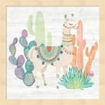 thumbnail image 1 of Metaverse R959508-0120000-AEAAAACAN4 13.25 x 13.25 in. Lovely Llamas II Framed Wall Art by Mary Urban, 1 of 1