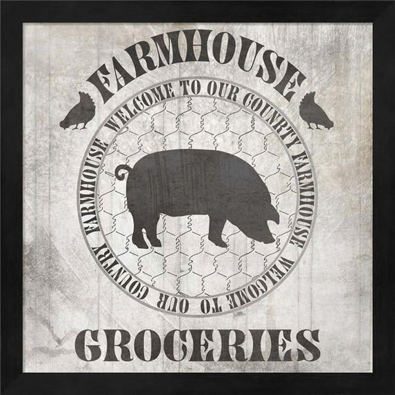 Down On The Farm Country V3 by LightBoxJournal, Framed Wall Art, 13.25W x 13.25H