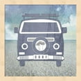 thumbnail image 1 of Metaverse R960128-0120000-AEAAAACAN4 13.25 x 13.25 in. Beach Signs SurfVan Framed Wall Art by LightBoxJournal, 1 of 1