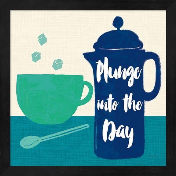 Metaverse R962573-0120000-AEAAAAEAN4 13.25 x 13.25 in. Linen Coffee II Light Framed Wall Art by Sue Schlabach