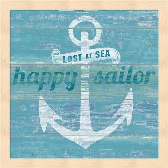 Metaverse R962617-0120000-AEAAAACAN4 13.25 x 13.25 in. Drift Anchor Framed Wall Art by Sue Schlabach