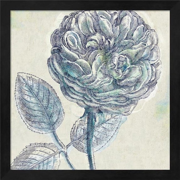 Metaverse R962649-0120000-AEAAAAEAN4 13.25 x 13.25 in. Belle Fleur III Framed Wall Art by Sue Schlabach