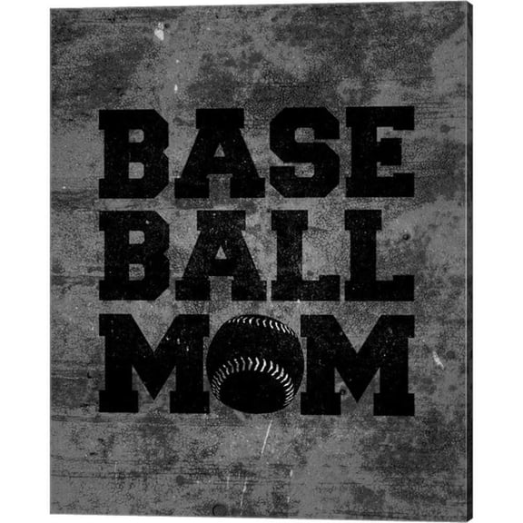 Metaverse Sports Mania 'Baseball Mom' Canvas Art
