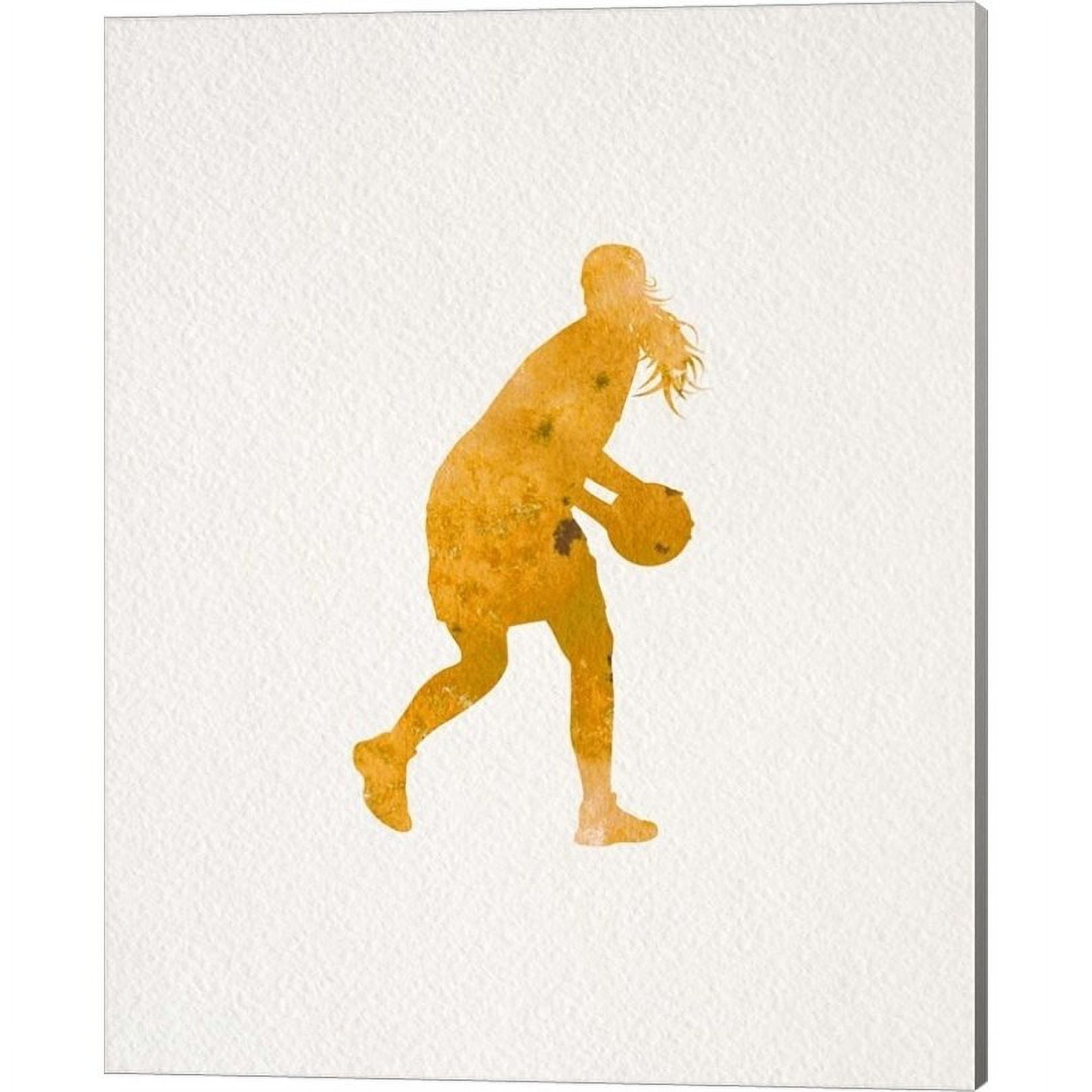 Metaverse Sports Mania 'Basketball Girl Watercolor Silhouette Part III'  Canvas Art - Walmart.com, image size:1620x1620