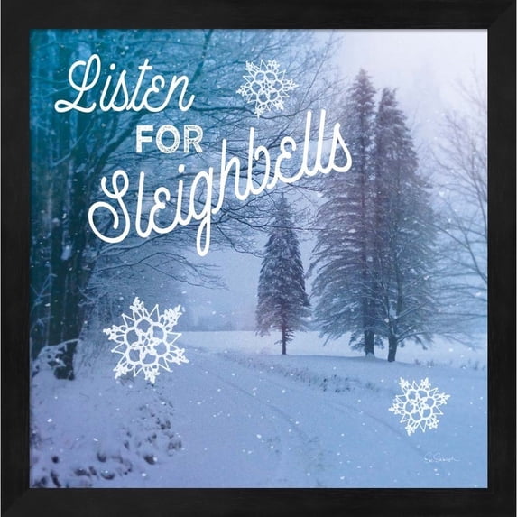 Metaverse Sue Schlabach 'Let it Snow II' Framed Art