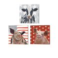 thumbnail image 1 of Metaverse Victoria Borges 'Patriotic Farm' Canvas Art (Set of 3), 1 of 5