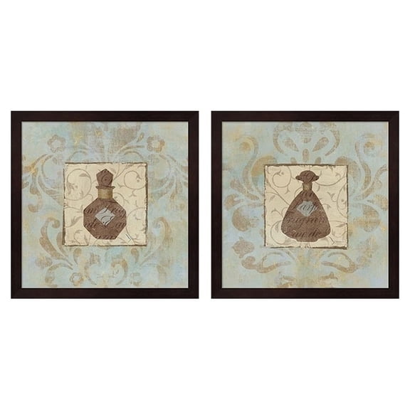 Metaverse Yuna 'Parfum B' Framed Art (Set of 2)
