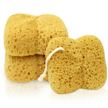 Bathwe 3 Pcs Bath Sponge, Body Wash Sponges Loofah Body Scrubber for Women, Men