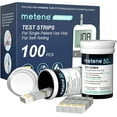 thumbnail image 1 of Metene AGM-513S, 100 Count Test Strips for Diabetes, Use with AGM-513S Blood Glucose Monitor Only, 1 of 6