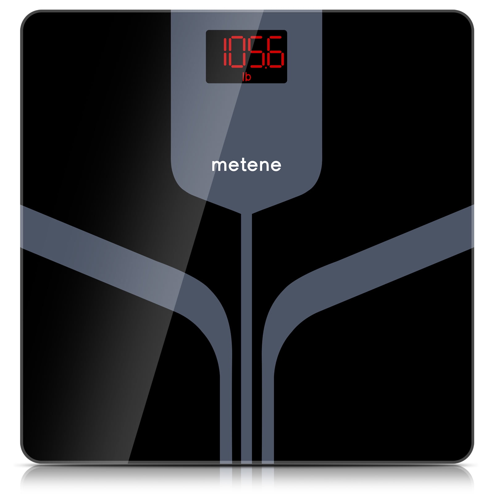 Metene Digital Body Weight Scale, Highly Accurate Scales, Measures Weight up to 400 lbs, Includes Batteries