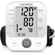 Upper Arm Blood Pressure Monitor with Speaker, 2 Users, 240 Recordings, Large Cuff, Large Display Screen