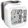 thumbnail image 1 of Wrist Blood Pressure Monitor for Home Use, Large LCD Display, 99 x 2‑User Memory, Carrying Case & Batteries Included, 1 of 8