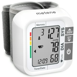 Wrist Blood Pressure Monitor Automatic Digital Blood Pressure Monitors for Home Use Wrist BP Monitor 2 * 120 Reading Memory Backlight Display