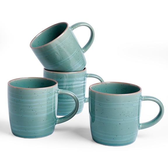 Famiware Meteor 4 Pieces Mug Set, Peacock Green