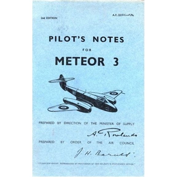 Meteor III Pilot's Notes
