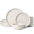 thumbnail image 1 of Famiware Meteor 12 Pieces Dinnerware Set, Creamy White, 1 of 5