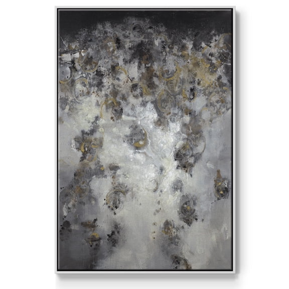Meteor Showers Framed Premium Gallery Wrapped Canvas - Ready to Hang