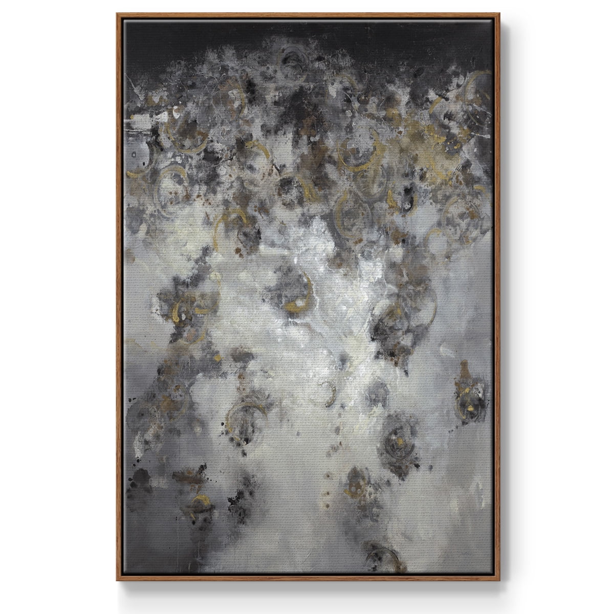 Meteor Showers Framed Premium Gallery Wrapped Canvas - Ready to Hang