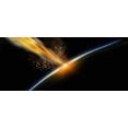 thumbnail image 1 of Meteor hitting earth Poster Print (30 x 13), 1 of 1