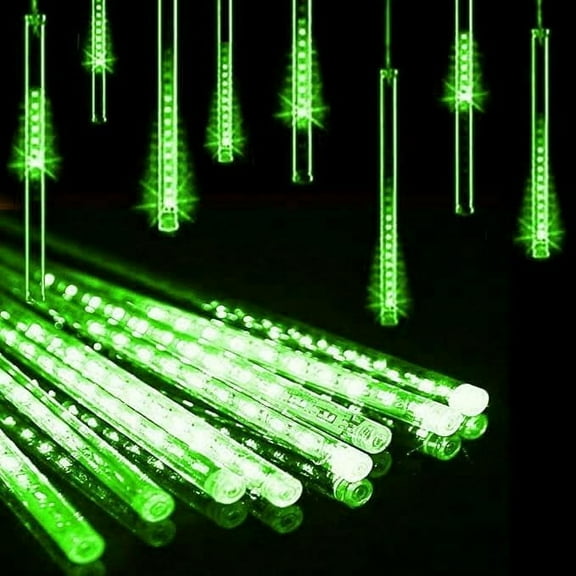 Meteor rain Lights, Rain Lights, Meteor Light 30cm 10 Tube 360LED Solar rain Lights with for Christmas Parties Wedding Christmas Tree