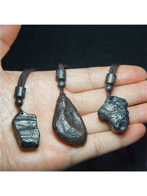 Meteorite Iron Meteorite Necklace Cosmic Tektites Mineral,Irregular Shape