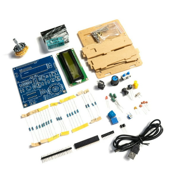 Meter Capacitance Measurement Meter Electronics Kit Multifunctional LCD Display Soldering Set Electronics Kit