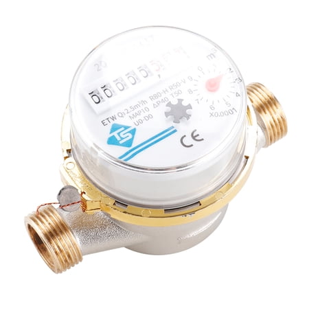 Meter,Eryue Meter 15mm 1/2 Inch 1/2 Inch Cold Water Meter Rotary Counter Water 0.0001 Of Cubic Adjustable Rotary Counter Inch Cold Water Dsfen