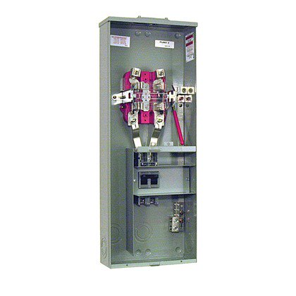 Meter Main, 200A, 120/240VAC, Ringless, No Distribution