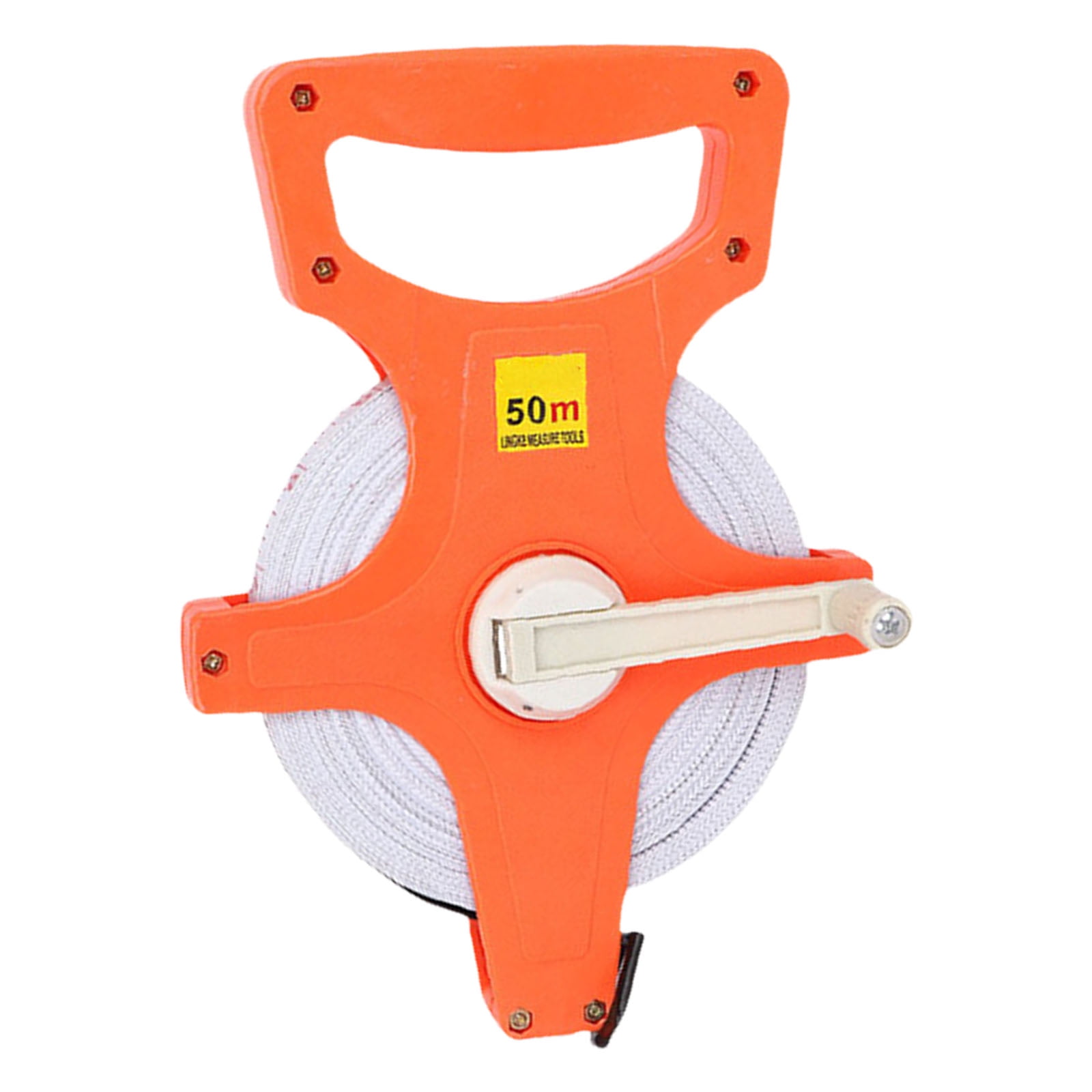 Meter Open Reel Fiberglass Tape Measure Yard Measuring Tape for Sports Field, Outdoor, Engineers Measuring Reel