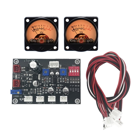 Meter Panel Driver Board for Amplifier Preamplifier Control Module High Frequency Low Pass Panel Replacement