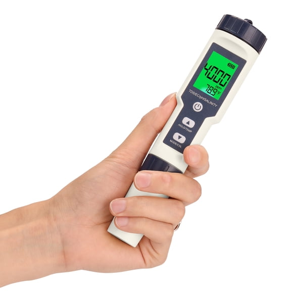 ,Meter Ph/ec//salinity/thermometer 5 Meter By Ph 1 Professional Salinity And Water Quality Combo Meter Professional 5 Professional Combo Function Professional Ec Salinity 1 Combo 5 In