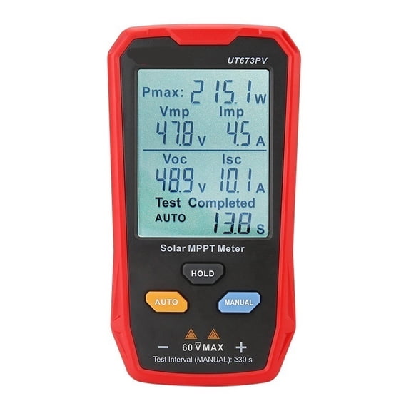 Meter Photovoltaic Maximum Power Tester Peak Open Circuit Voltage Short Circuit Current