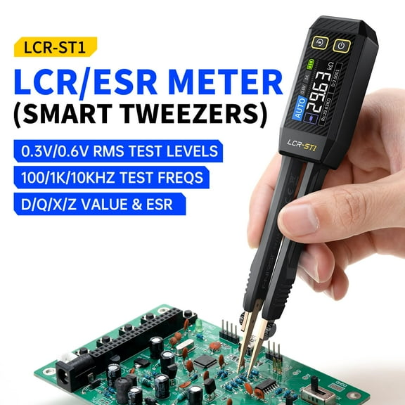 Meter Tweezer, SMD Tester, ESR Meter, Multimeter with Auto Component Recognition