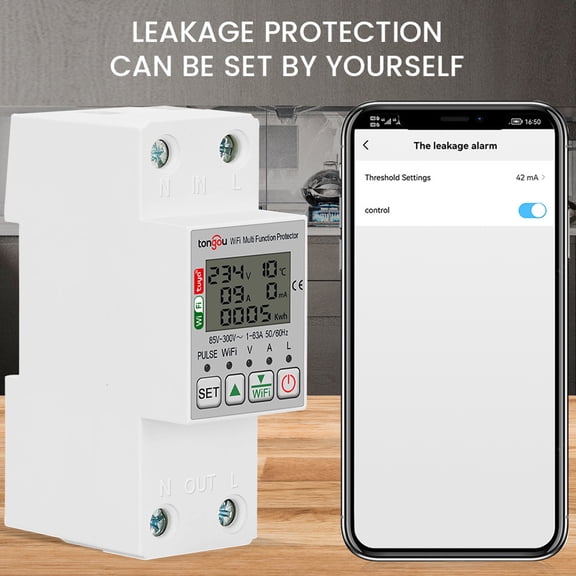 Meter,With Lcd - - 63a - Meter App Remote Display - Lcd Remote - Compatible 63a Lcd Meter 63a Wifi Meter - App Lcd Display Remote Compatible - Remote With - Lcd - Meter With
