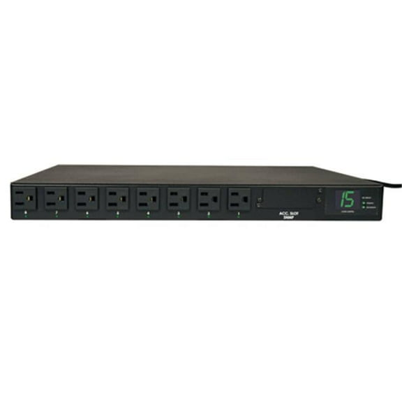 Metered 15A Multi Outlet PDU - 8 x NEMA 5-15R - 1.8kVA - 1U Rack-mountable