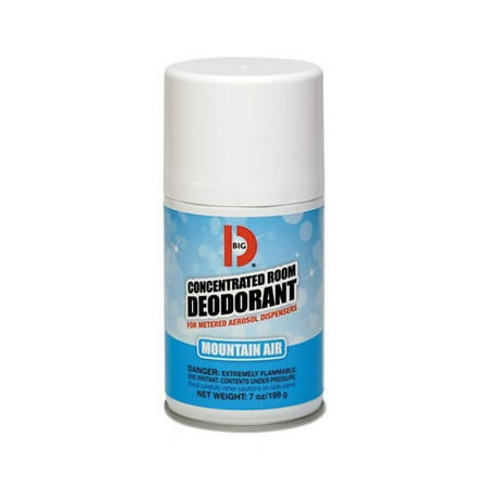 Metered Concentrated Room Deodorant Mountain Air Scent, 7 oz Aerosol, 12/Carton