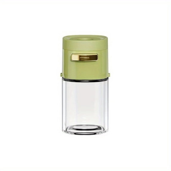 Metering Salt Shaker Push Type Seasoning Salt Dispenser Salt Tank Sugar Bottle Spice Pepper Salt Shaker Jar Can Bottle