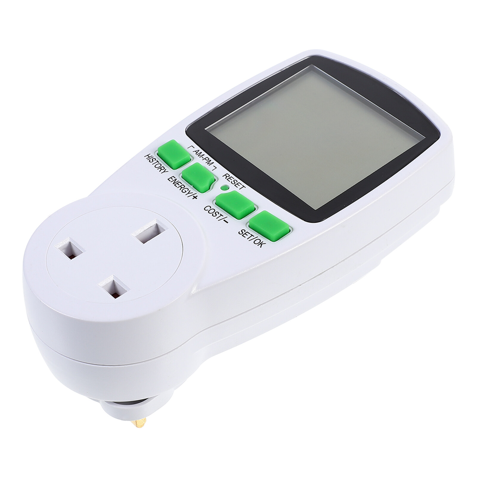 Metering Socket Electricity Usage Monitor Digital Wattmeter Monitors