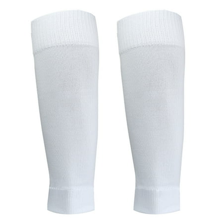 Meterk 1 Pair Shin Guard Socks Men Women Soccer Shin Socks Football Calf Sleeves