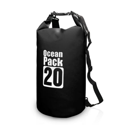 Meterk 10L / 15L / 20L / 30L Outdoor Waterproof Dry Backpack Water Bag Roll Sack for Kayaking Rafting Boating River Trekking