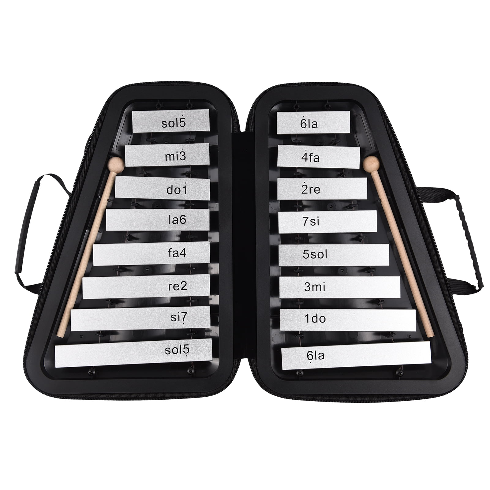 Meterk 16 Keys Glockenspiel 16 Note Aluminum Plate Xylophone Early