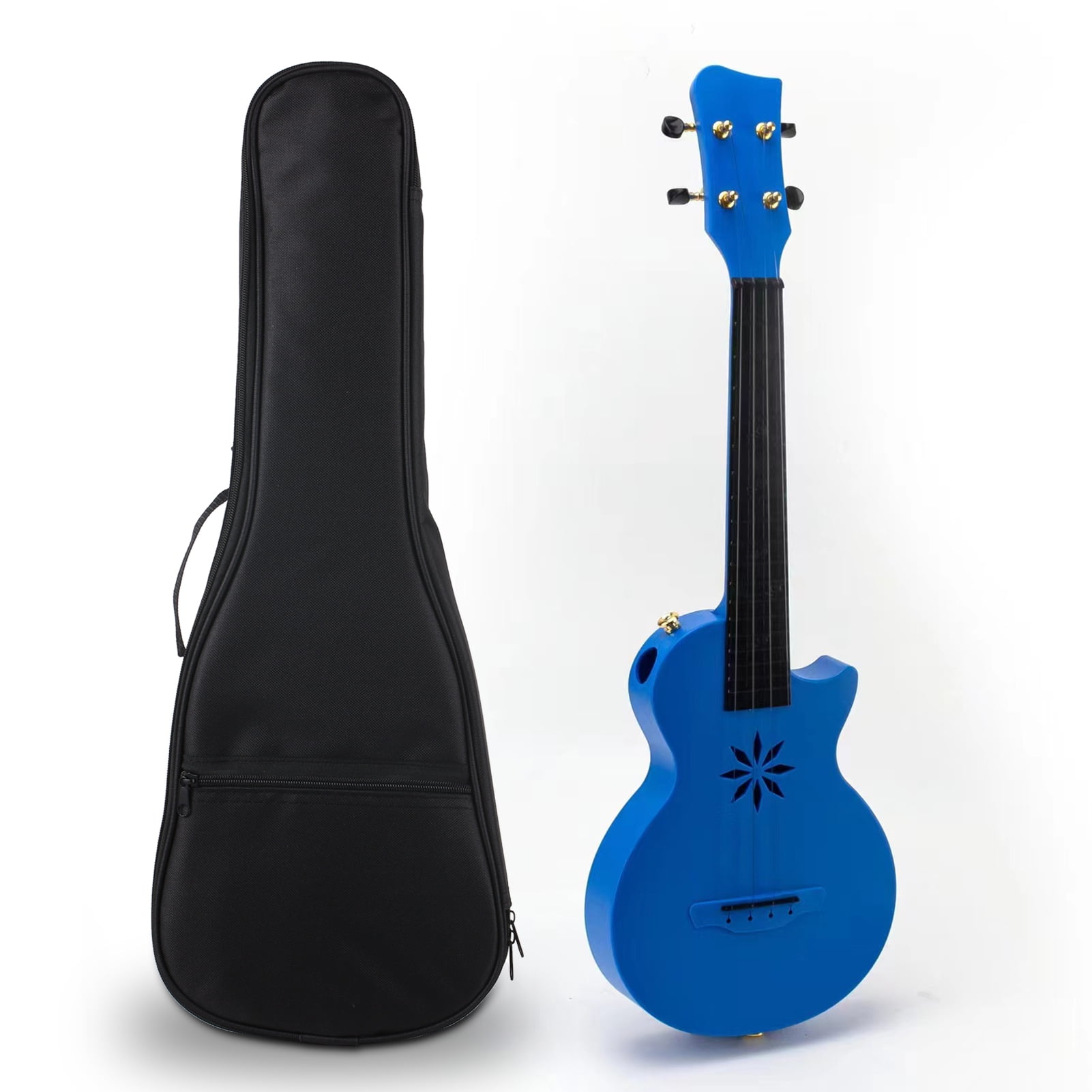 Meterk 25inch Ukulele 4 Strings Carbon Fibre Ukulele Portable Uke with