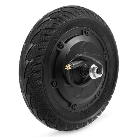 Meterk 350W Electric Scooter Engine Motor Tire Front Wheel Solid Tire Engine Motor Driving Tire for Kugoo