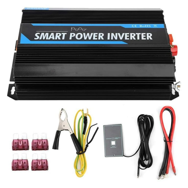 Meterk 6000W Inverter Pure Sine Power Inverter 12V DC 220V AC Peak Power  12000W for RV Car