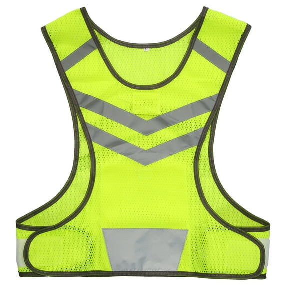 Meterk Outdoor Sports Running Reflective Vest Adjustable Lightweight Mesh Safety Gear for Women Men Jogging Cycling Walking