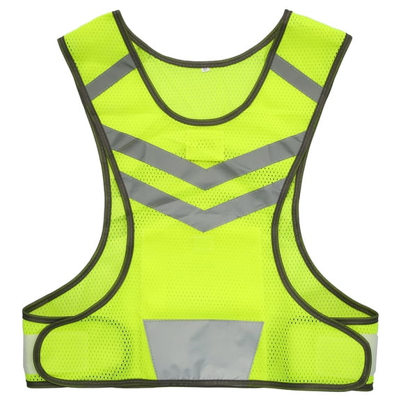 Meterk Outdoor Sports Running Reflective Vest Adjustable Lightweight Mesh Safety Gear for Women Men Jogging Cycling Walking