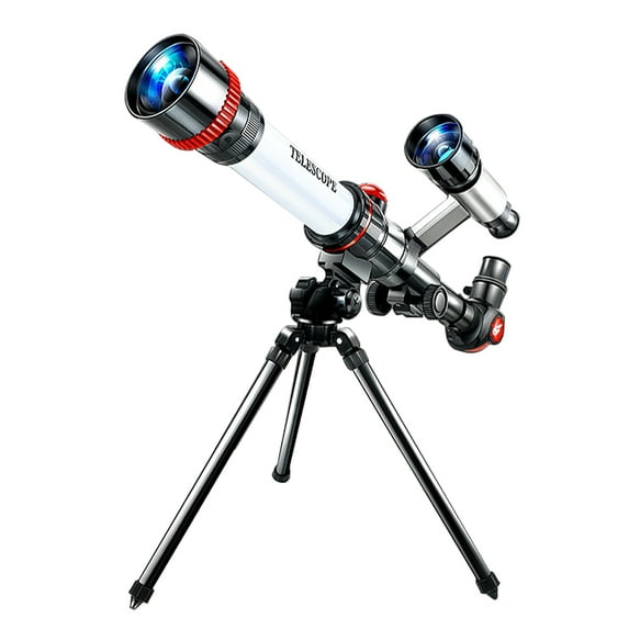 Meterk Outdoor Telescope High Clear Astronomical Refracting Telescope Science Teaching with 20X 30X 40X Magnification Eyepieces Tripod for Beginners